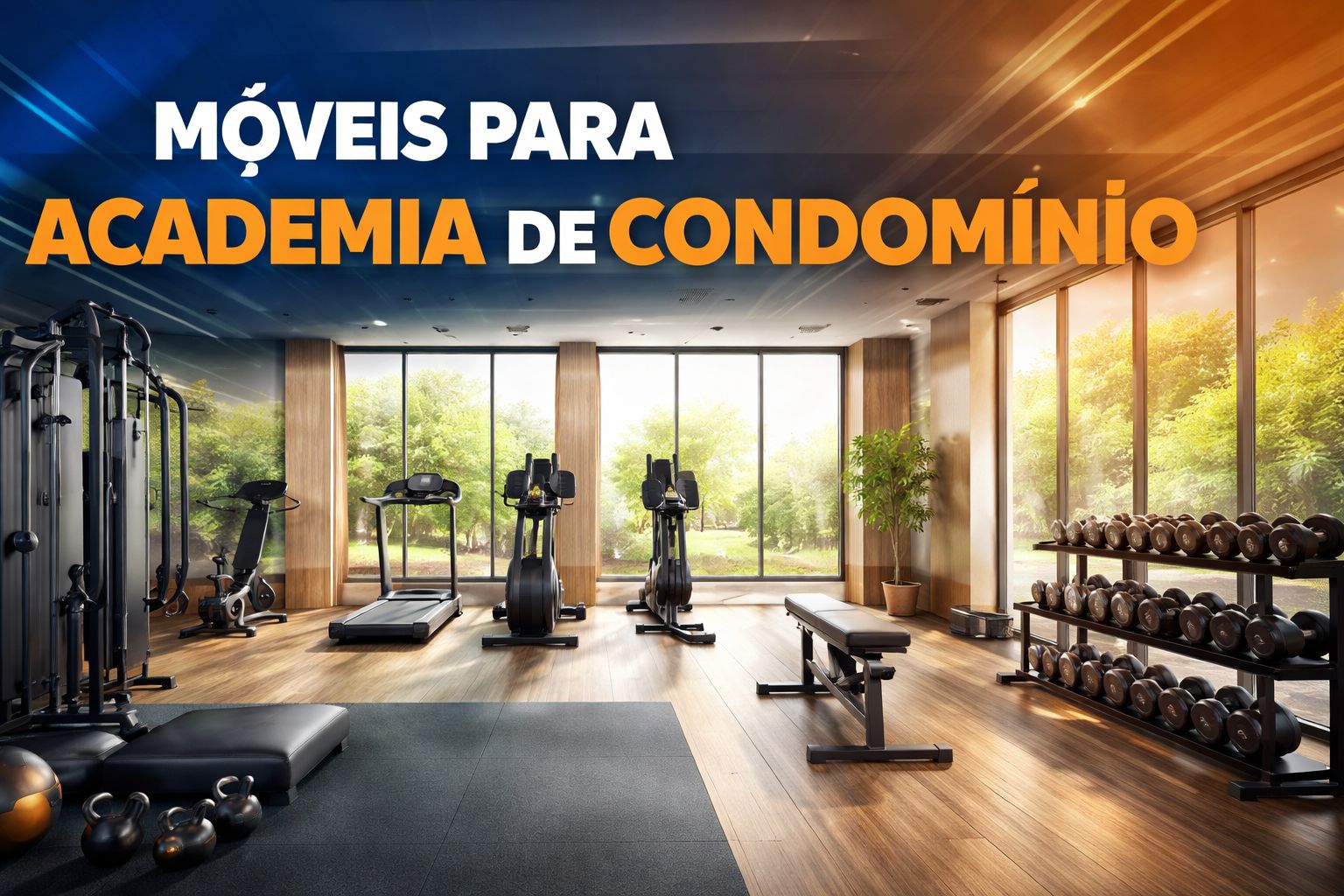 Móveis para academia de condomínio
